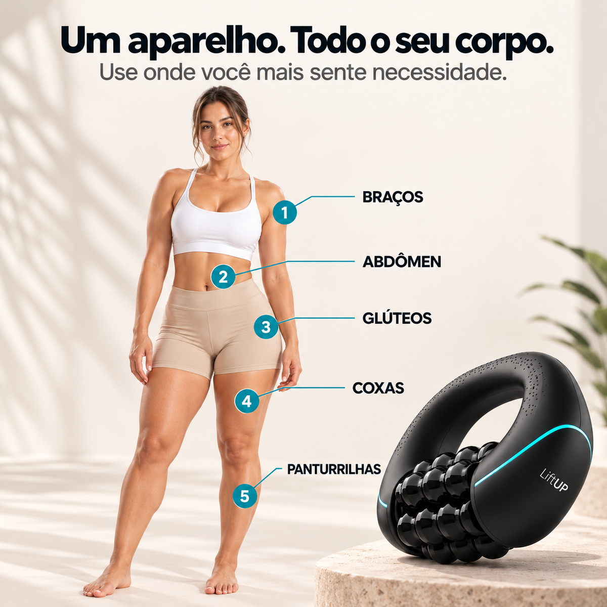 LiftUP — Massageador Corporal para Celulite e Lipedema